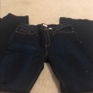 Flare dark wash jeans